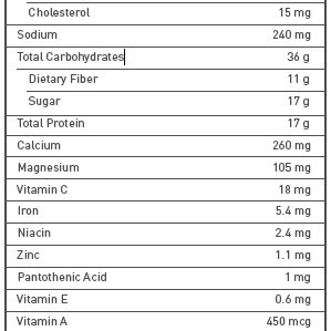 4Life Nutrastart nutrition facts