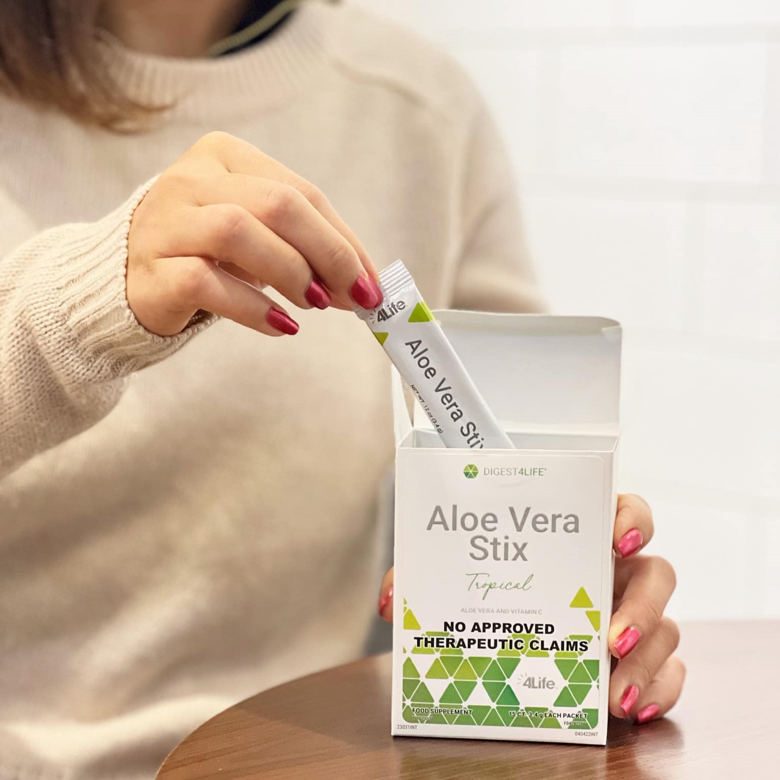 4life Aloe vera stix unboxed