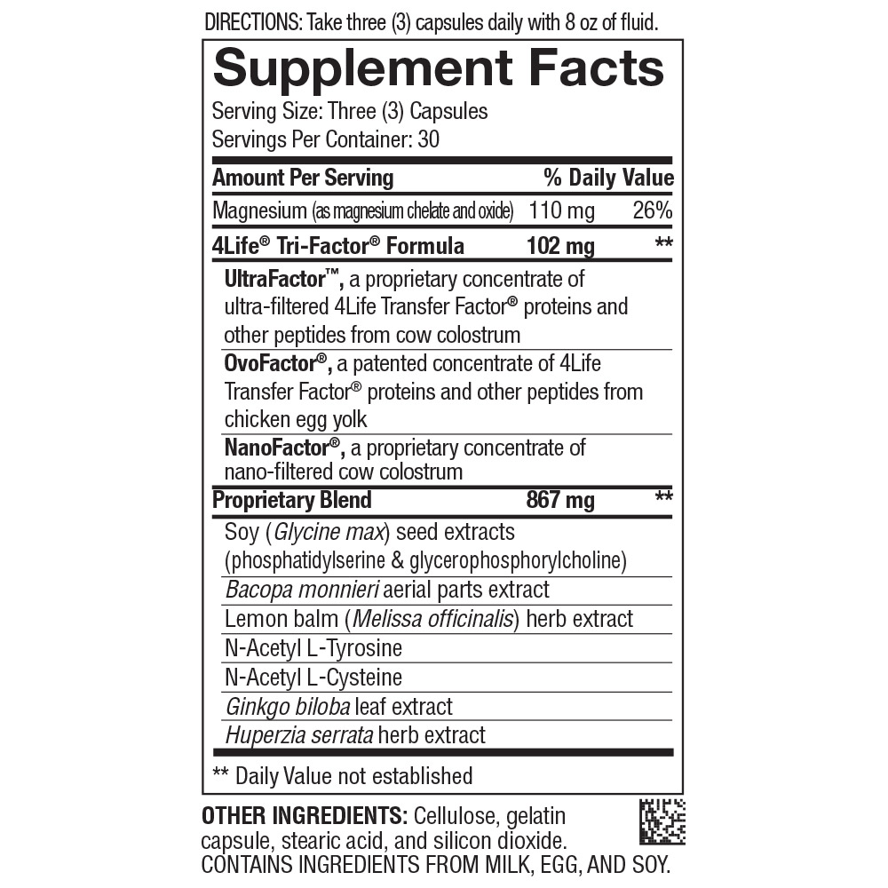 Supplement facts recall
