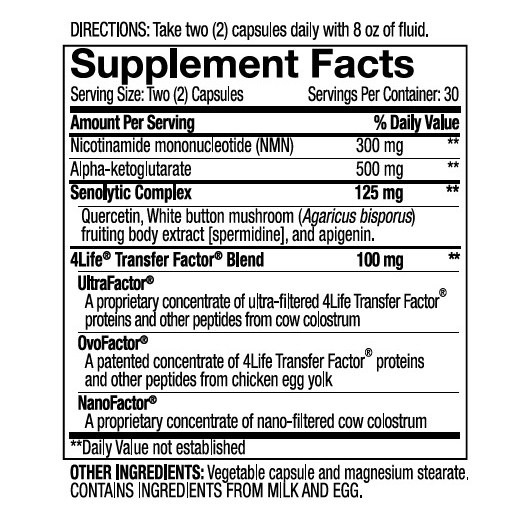 AgePro supplement facts