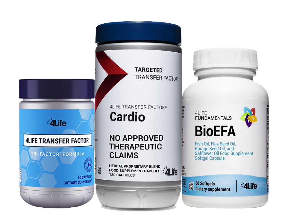 4Life cardio, tri-factor and bioefa set