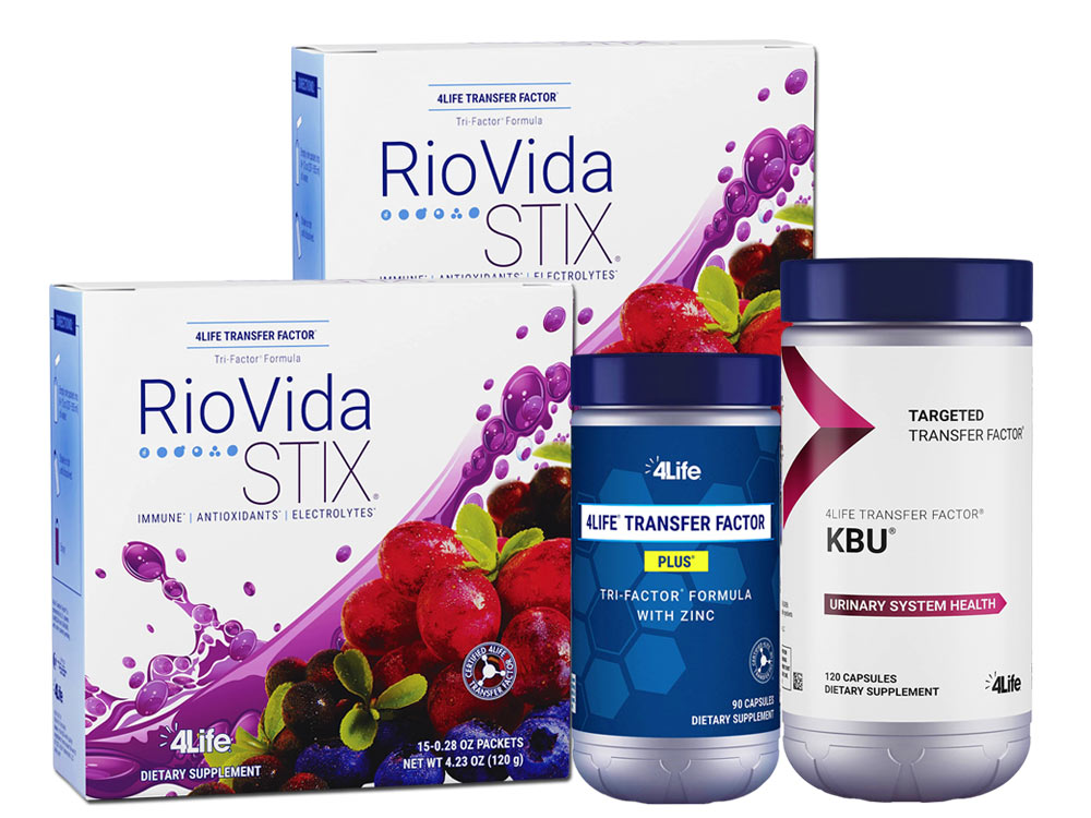 4Life tf plus, kbu and riovida stix set
